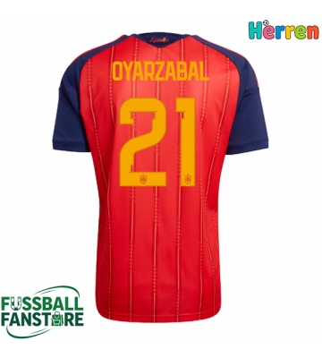Spanien Mikel Oyarzabal #21 Replik Heimtrikot WM 2026 Kurzarm